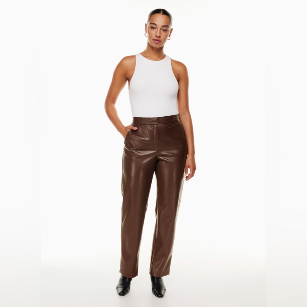 Aritzia Babaton Command Vegan Leather Pants